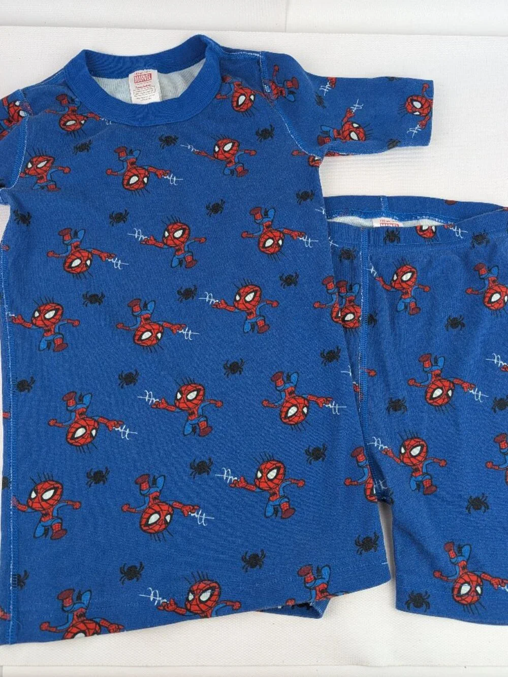 Hanna Andersson Marvel Spider-Man Spidey Kids Short Sleeve John Pajamas Set Sz 8